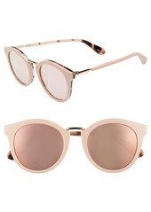 Women's Kate Spade New York Joylyn 50mm Round Sunglasses - Pink Havana