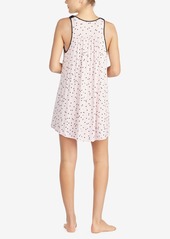 Kate Spade Women's Sleeveless Knit Modal Swing Chemise - Dot Pink