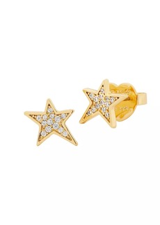 Kate Spade You're A Star Goldtone & Cubic Zirconia Stud Earrings