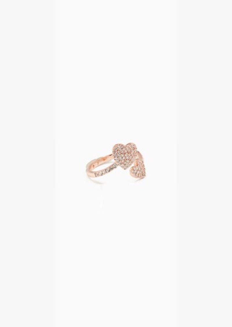 Kate Spade Yours Truly Pave Heart Ring