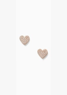 Kate Spade Yours Truly Pave Heart Studs
