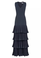 Kay Unger New York Angelique Tiered Ruffled Gown