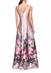 Kay Unger New York Bellarose Mikado Ball Gown