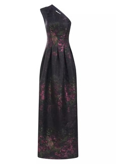 Kay Unger New York Cara One-Shoulder Gown