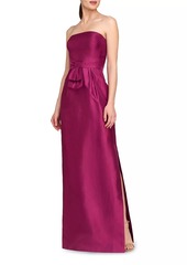 Kay Unger New York Caroline Metallic Column Gown