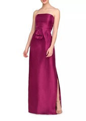 Kay Unger New York Caroline Metallic Column Gown