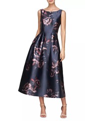 Kay Unger New York Elsa Bateau Cocktail Dress