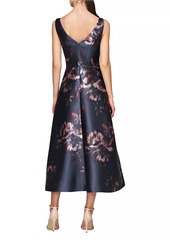 Kay Unger New York Elsa Bateau Cocktail Dress