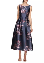 Kay Unger New York Elsa Bateau Cocktail Dress