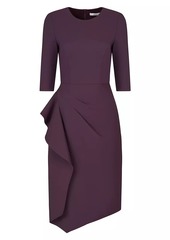 Kay Unger New York Esther Stretch Crêpe Cocktail Dress