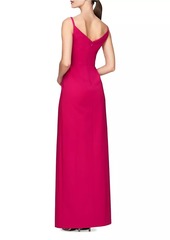 Kay Unger New York Evelina Column Gown