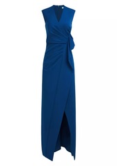 Kay Unger New York Frances Crêpe Column Gown