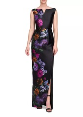 Kay Unger New York Helene Peony Bouquet Column Gown