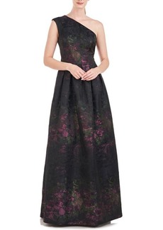 Kay Unger New York Kay Unger Cara One-Shoulder Gown