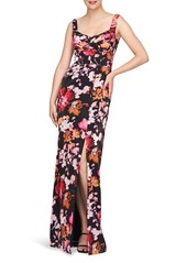 Kay Unger New York Kay Unger Nicole Floral Column Dress