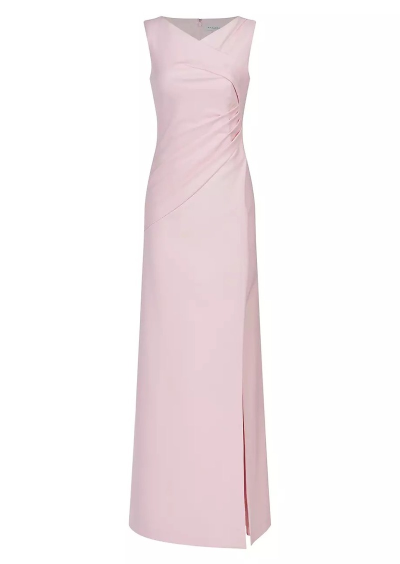 Kay Unger New York Nicolette V-Portrait Neck Gown