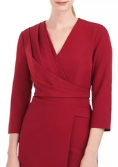 Kay Unger New York Phoenix Stretch-Crepe Column Gown