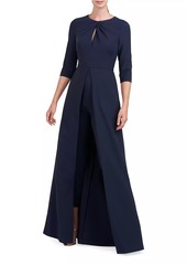 Kay Unger New York Sonia Keyhole Walk-Thru Jumpsuit