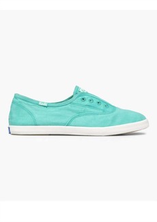 Keds Chillax Neon Twill Washable Slip On Sneaker In Turquoise