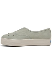 Keds Women's Point Denim Slip-On Platform Casual Sneakers from Finish Line - Denim