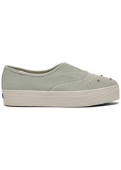 Keds Women's Point Denim Slip-On Platform Casual Sneakers from Finish Line - Denim