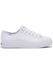 Keds Women's Triple Kick Canvas Sneakers from Finish Line - White