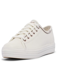 Keds Women's Triple Kick Leather Sneaker