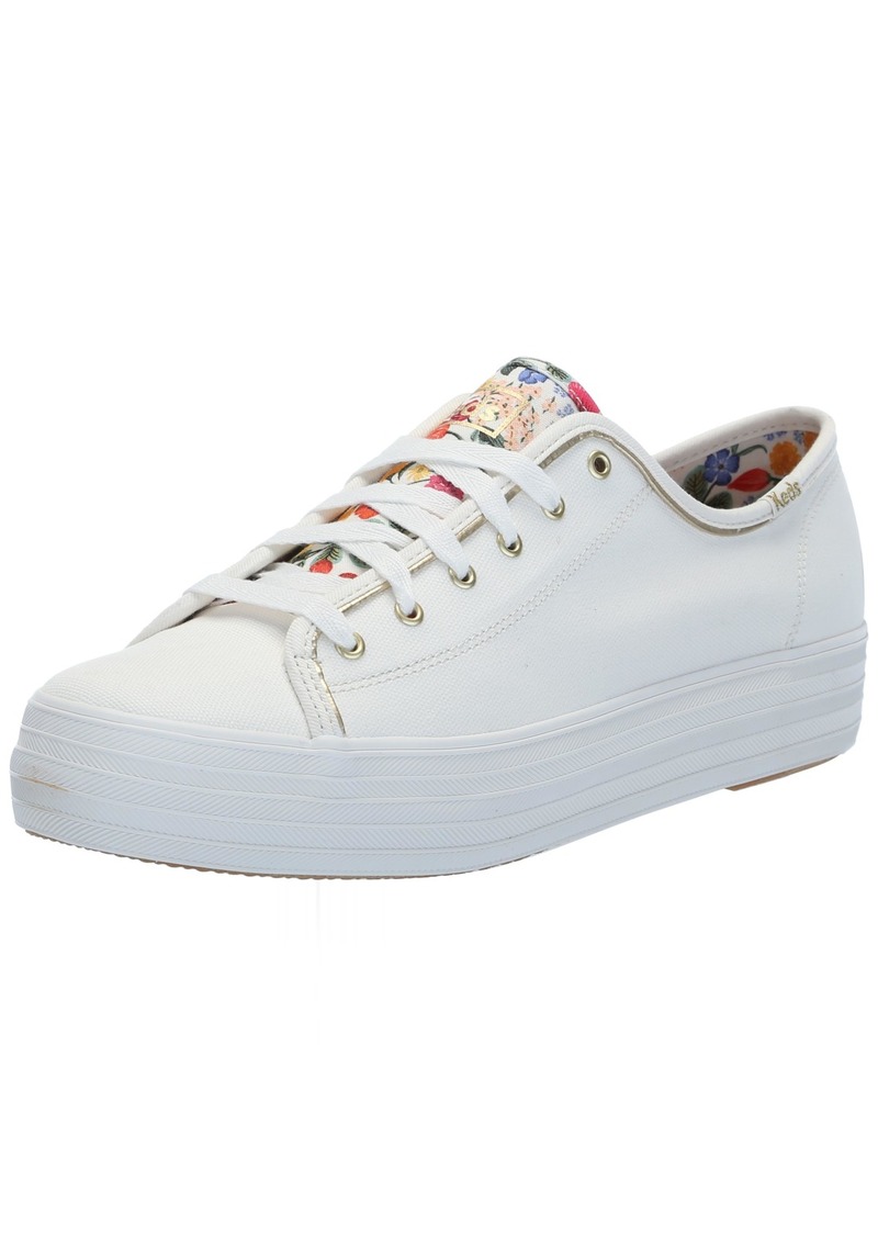 Keds Women's X Rifle Paper Triple Kick Blossom Sneaker