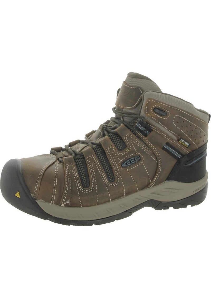 Keen Flint II Mens Arch Support Lace-Up Work & Safety Boot