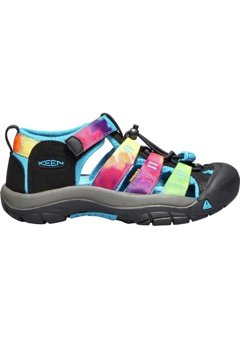 KEEN Kids' Newport H2 Tie Dye Sandals, Size 1, Rainbow Tie Dye