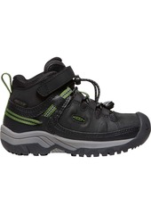 KEEN Kids' Targhee Mid Waterproof Hiking Boots, Boys', Size 1, Brown