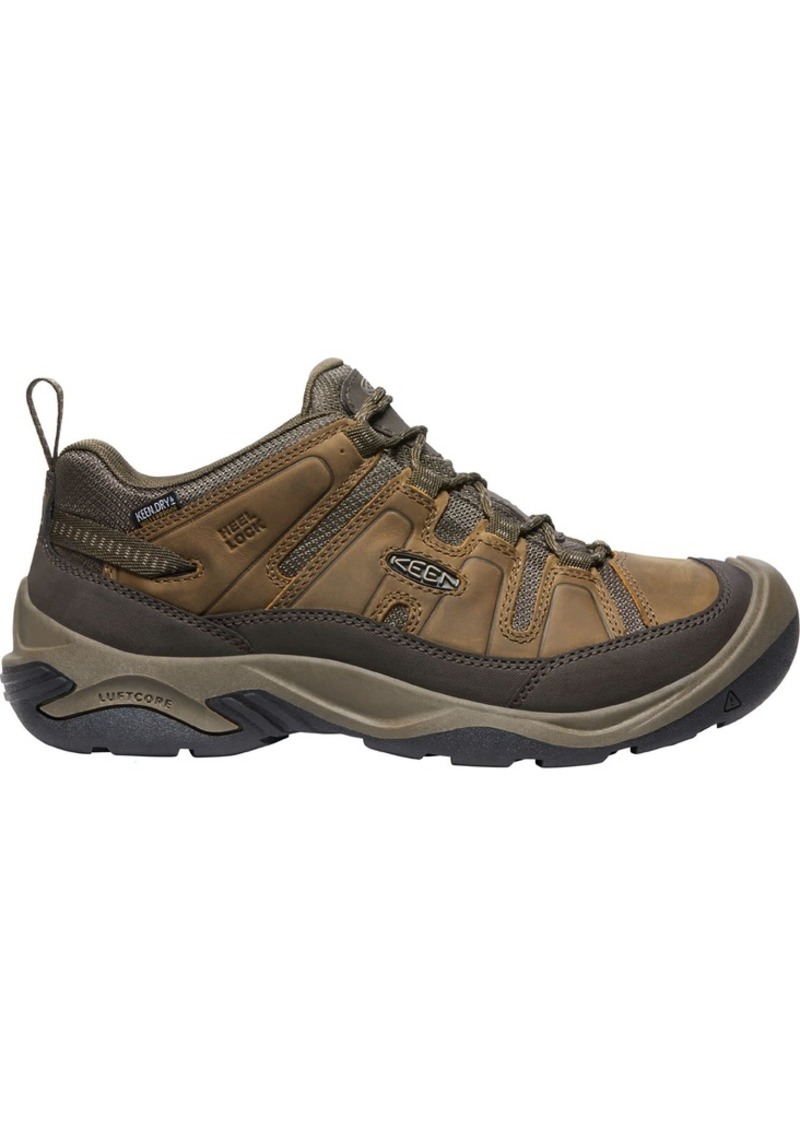 KEEN Men's Circadia Waterproof Hiking Shoes, Size 9.5, Brown