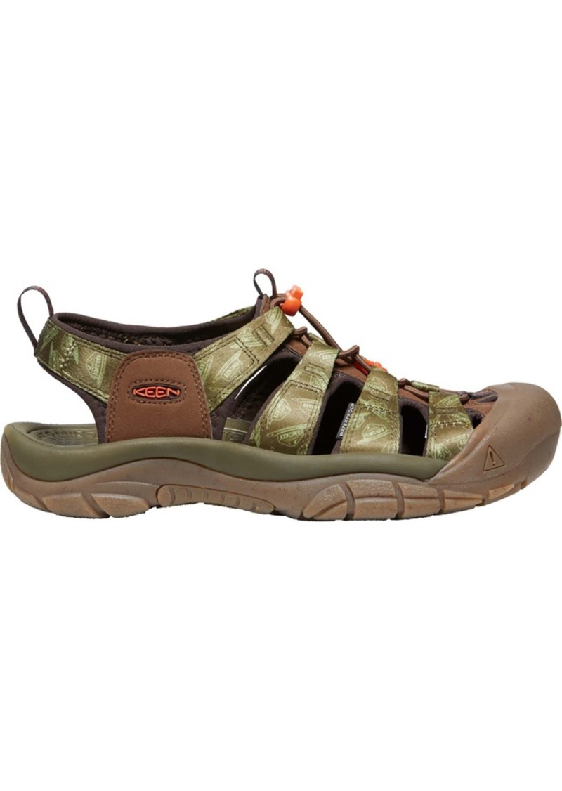 KEEN Men's Newport Retro Smokey Bear Sandals, Size 10.5, Green | Father's Day Gift Idea