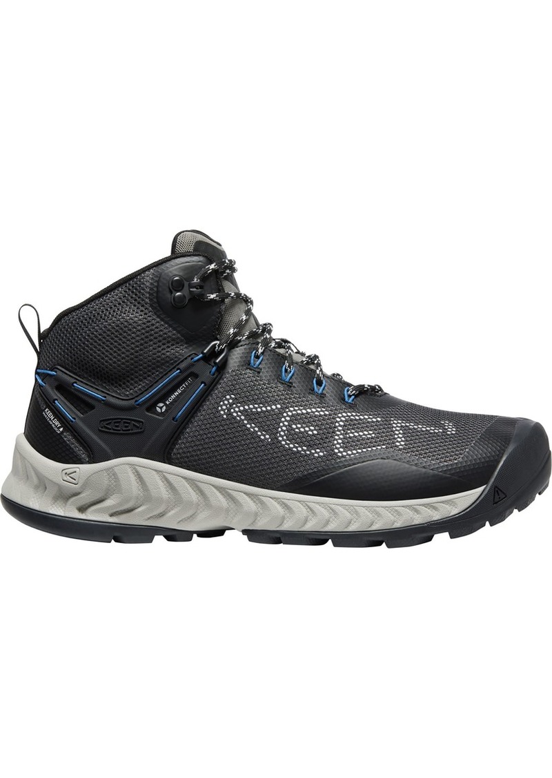 KEEN Men's NXIS EVO Waterproof Hiking Boots, Size 7.5, Gray