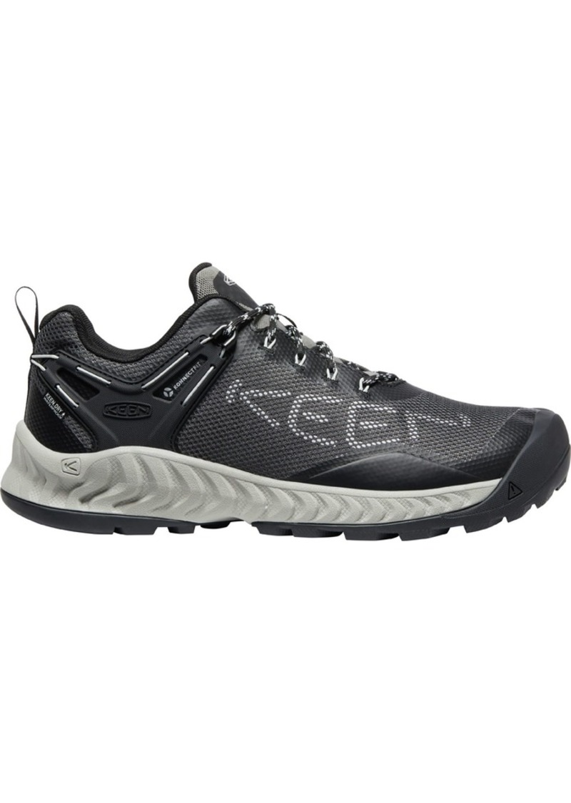 KEEN Men's NXIS EVO Waterproof Hiking Shoes, Size 9.5, Gray