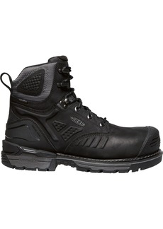 KEEN Men's Philadelphia 6'' Waterproof Work Boots, Size 9, Gray