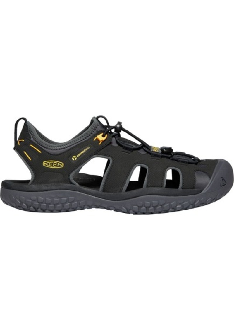 KEEN Men's SOLR Sandals, Size 7, Black