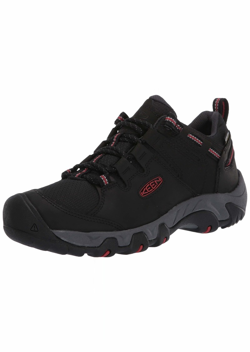 KEEN Men's Steens WP Hiking Shoe Black