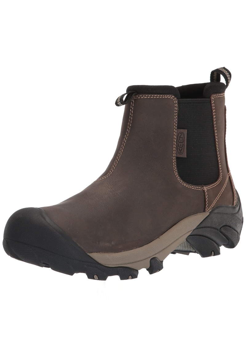 KEEN Men's Targhee 2 Pull On Mid Height Leather Chelsea Boot