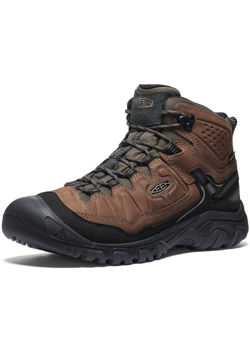 KEEN Men's Targhee 4 Mid Height Durable Comfortable Waterproof Hiking Boots