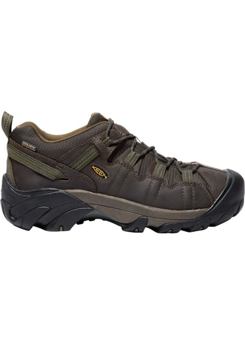 KEEN Men's Targhee II Waterproof Hiking Shoes, Size 9.5, Brown