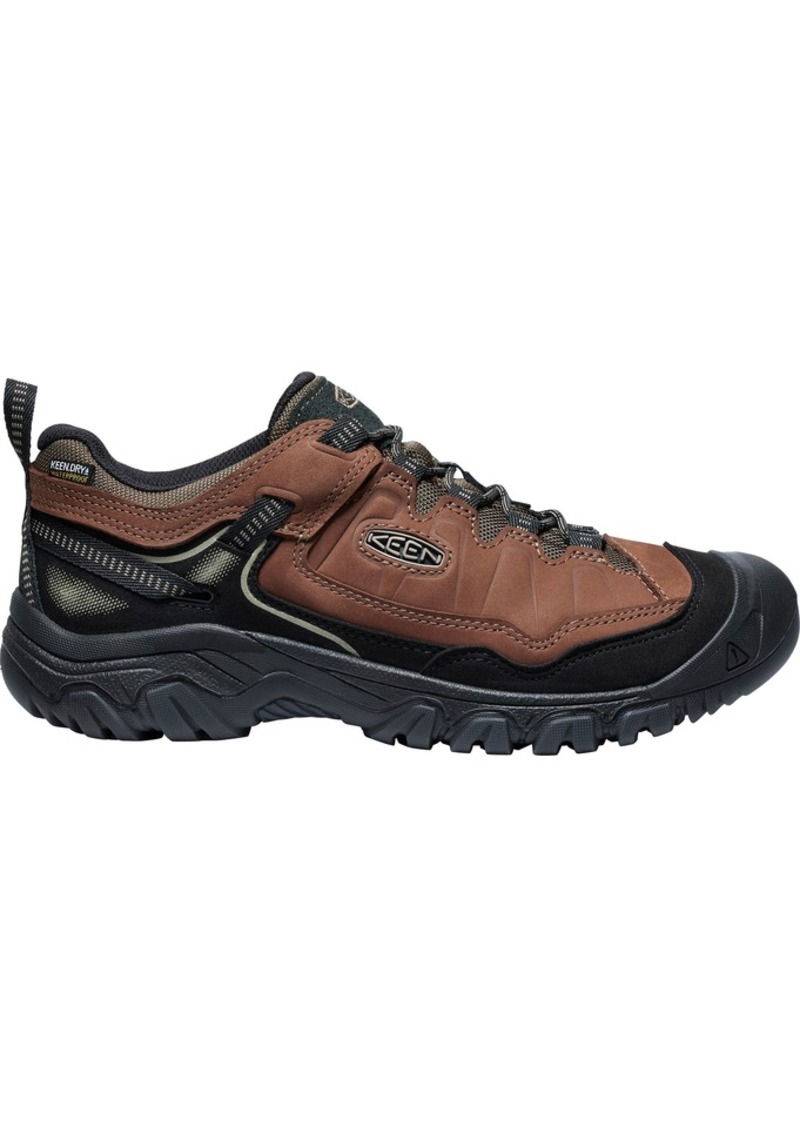 Keen Men's Targhee IV Waterproof Hiking Shoes, Size 8.5, Brown | Father's Day Gift Idea