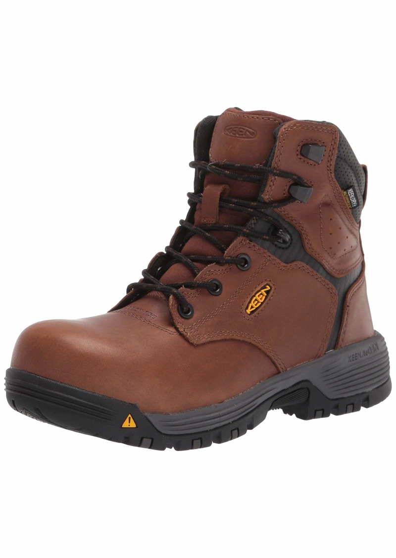 KEEN Utility Chicago Women's Brown Comp Toe EH WP 6 Inch Boot (.0 M)