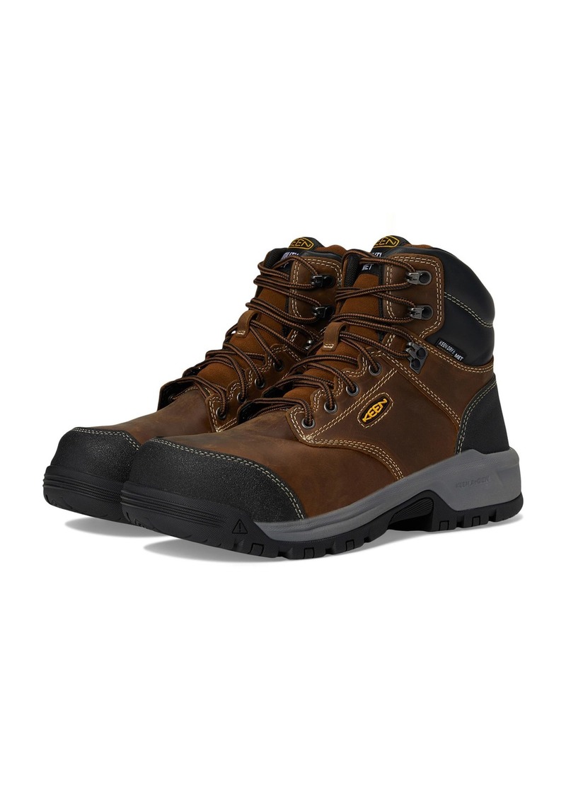 KEEN Utility Women's Evanston 6” Composite Toe Waterproof Internal Met Guard Work Boots