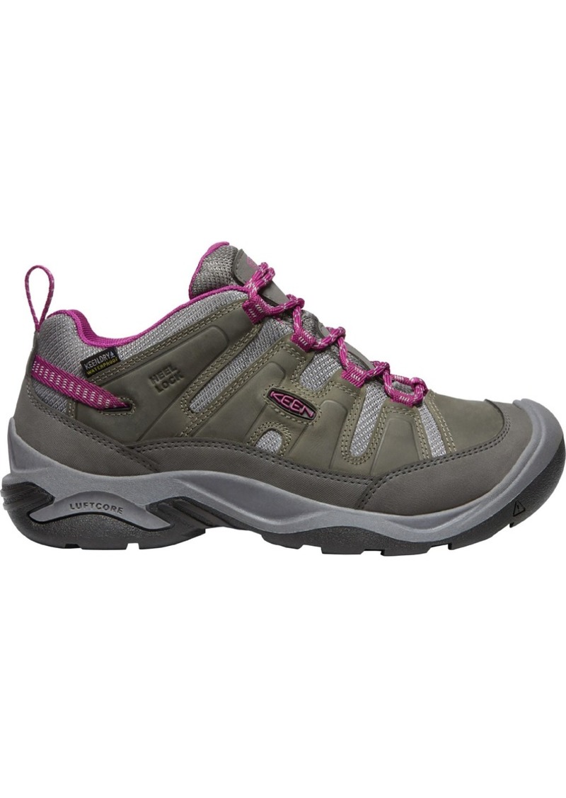 KEEN Women's Circadia Waterproof Hiking Shoes, Size 6, Gray