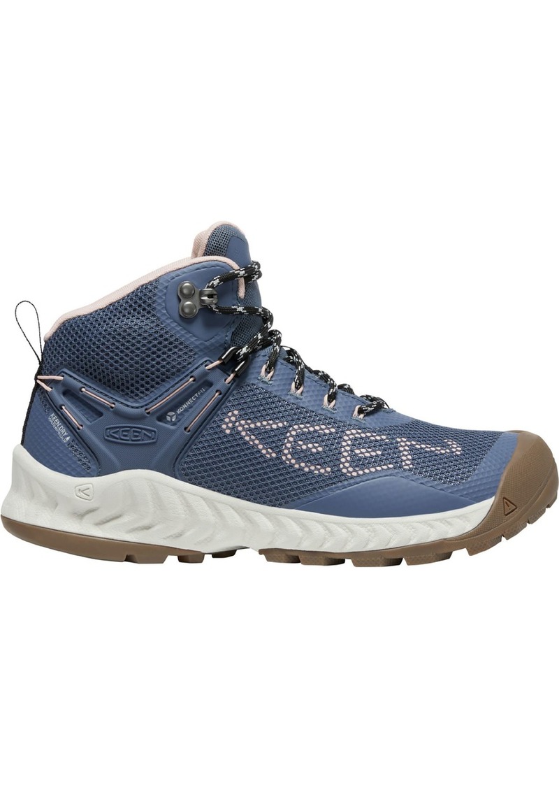 Keen Women's NXIS EVO Waterproof Hiking Boots, Size 6.5, Blue