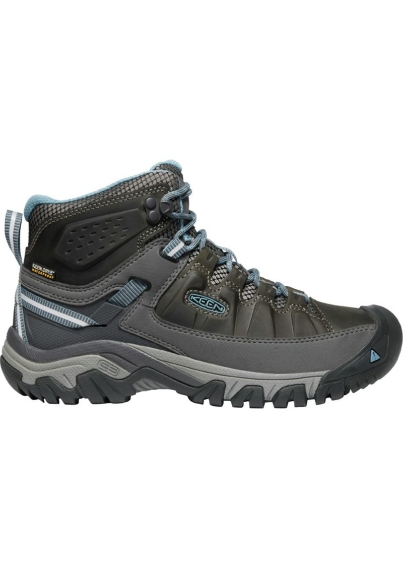 KEEN Women's Targhee III Mid Waterproof Hiking Boots, Size 9.5, Gray