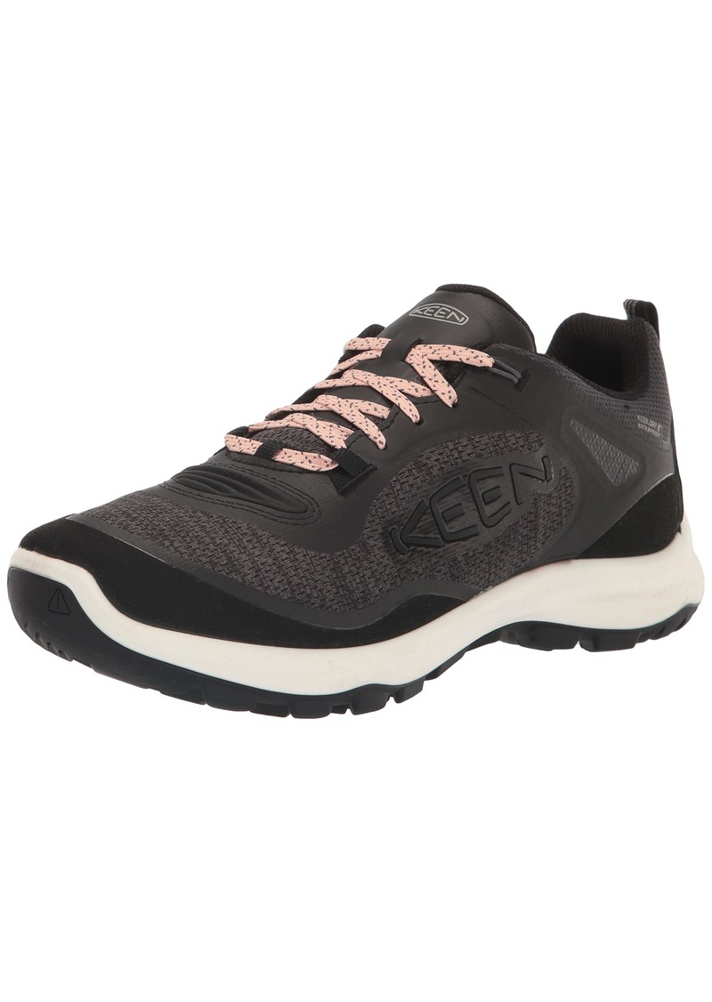 KEEN Women's Terradora Flex Low Height Waterproof Hiking Shoes Black/Peachy