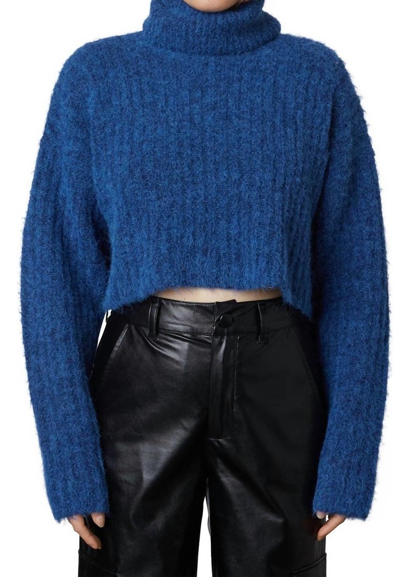Keepsake Bruni Turtleneck Sweater In Blue