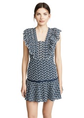 Keepsake The Label Women's Blossom Pinafore Mini Dress with Ruffle Hem  XL